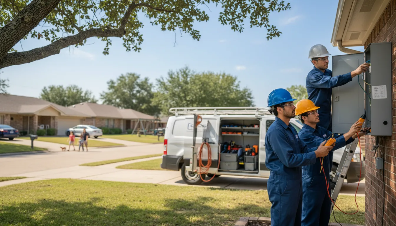 Certified electrician providing emergency electrical services in Borup, MN